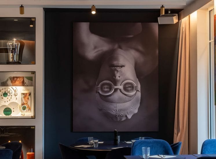 Photographie architecture intérieur restaurant chic
