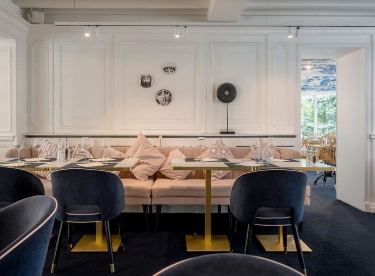 Photographie architecture intérieur restaurant chic