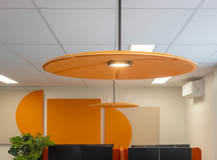 reportage d'architecture nouveau centre Aesio à Arras déco luminaire